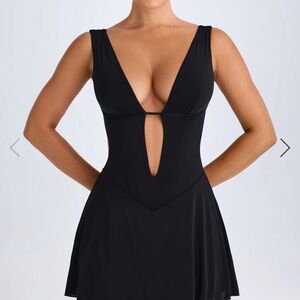 Oh Polly Black Mini Dress